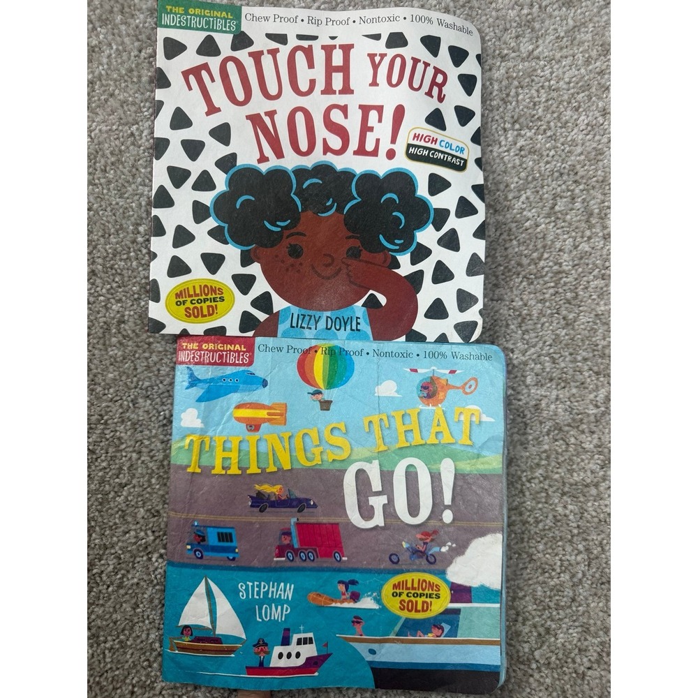 Indestructibles Chew Proof Books Set of 2